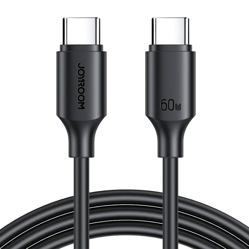 Joyroom Cable USB‑C a USB‑C 60 W Carga Rápida 1 m, Color Negro - Ítem1